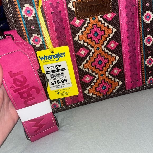 Wrangler crossbody canvas mini tote bag - Picture 6 of 6